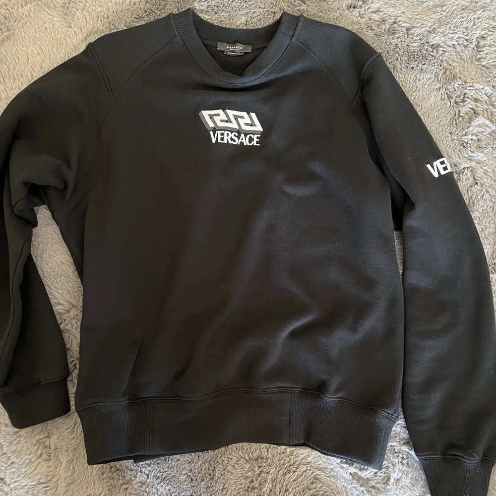 Authentic Versace Men's (Medium) Black Sweatshirt